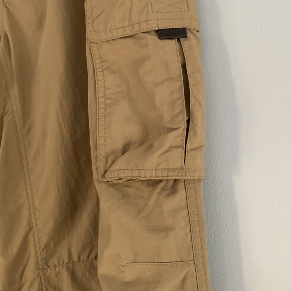 Eastern Mountain Sports Hiking Pants Size 34X32 Like New Army Green Ankle Zip - Picture 3 of 12